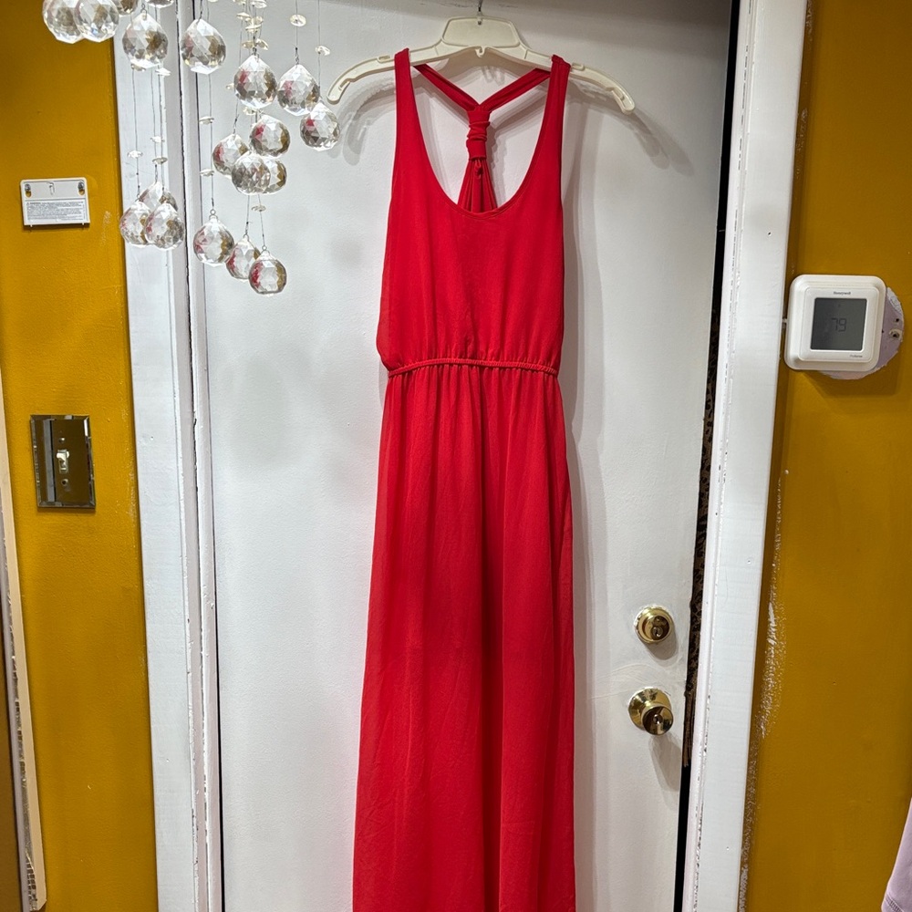 Dee Elle Vibrant Red Maxi Dress